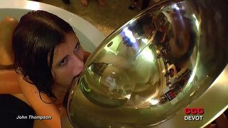 GGG - PISS AND CUM SWALLOW SLUT