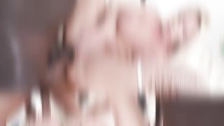 Horny slut Lara De Santis is double anal penetrated by some Black Cocks