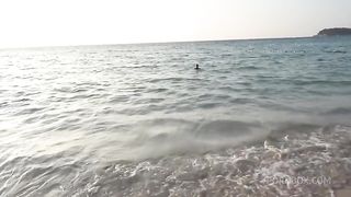 Public Blowjob On The Beach By Hot Latina