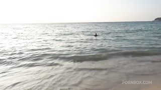 Public Blowjob On The Beach By Hot Latina