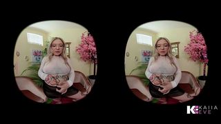 VR BELLY BUTTON SLUT DESPERATION: FEMDOM TEASE JOI