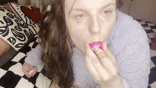 TRYING OUT MY NEW VIBRATING BUTT PLUG (PLUS BONUS ASS TO MOUTH)