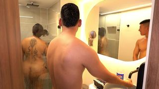 STEPBROTHERS FUCK WHEN THEY ARE ALONE AT HOME - SHE HAS A HUGE ASS