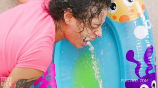 PISS DRINKING SPEWING ANAL BREINY ZOE PUSHED TO HER LIMITS