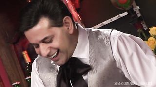 Get Access To Big Boobs, Fishnets And Facial Cumshots During This Foursome