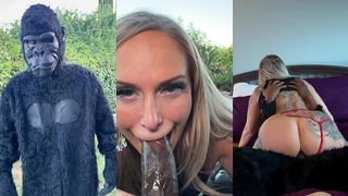 STEPHANIE LOVE FUCKS A BBC GORILLA