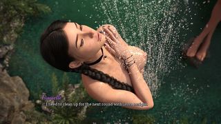 DREAMLAND – DANIELLE S WATERFALL SHOWER AND LEA S SEXY VIDEO MESSAGE TO JASON