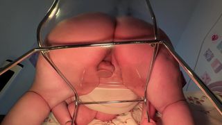 BIG ASS BBW RIDES DILDO CREAMY PUSSY