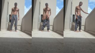 THETITUSBULL LETTING THE NEIGHBORS WIFE WATCH HIS BBC HANGOUT.