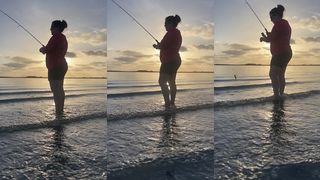 EARLY MORNING WADE FISHING