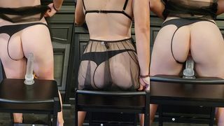 I HAD TO TRY OUT THE NEW STOOL