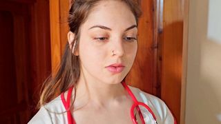 NAUGHTY NURSE EXTRACT YOUR CUM ON HER LATEX GLOVES