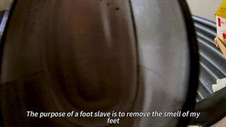 HUMILIATION FOOT SLAVE (POV)
