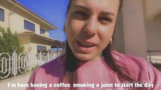 Vlog da Emma Ink EP01 - Dia a dia, boquete, punheta, anal e creampie