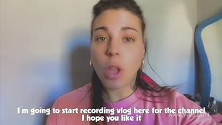 Vlog da Emma Ink EP01 - Dia a dia, boquete, punheta, anal e creampie