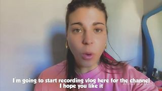 Vlog da Emma Ink EP01 - Dia a dia, boquete, punheta, anal e creampie