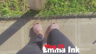 Vlog da Emma Ink EP01 - Dia a dia, boquete, punheta, anal e creampie