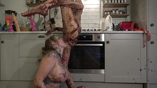 PISS PUKE CHOCOLATE CAKE ANAL WHORES