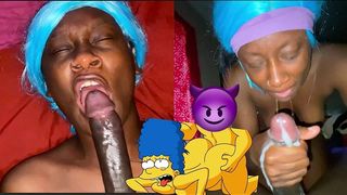 MARGE SIMPSON IS A THROAT GOAT