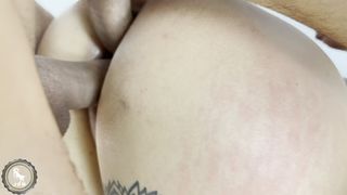 My friend and I fuck our milf friend with a very aggressive double vaginal penetration