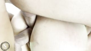 My friend and I fuck our milf friend with a very aggressive double vaginal penetration