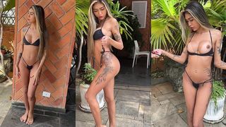 MAKE OFF BACKSTAGE FROM NAKED PHOTOSHOOT WITH PETITE BUSTY SKINNY BRAZILIAN TEEN
