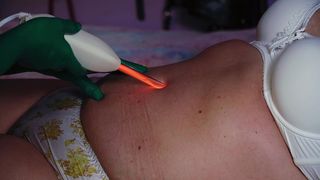 LESBIAN BELLYBUTTON FUN WITH MY STEPMOM