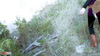 Cassie Darling and her perfect ass outdoor anal fucking