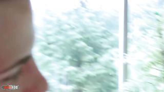 Bigtits brunette is smashed in and squirts in the river