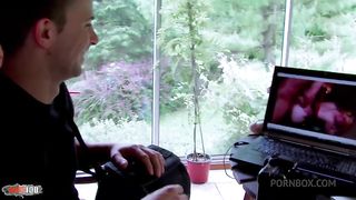 Bigtits brunette is smashed in and squirts in the river