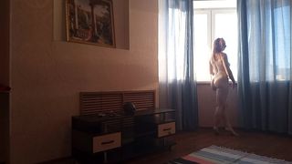 MORNING YOGA STARTS DRESSED AND ENDS NAKED