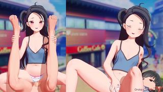 I CAME INSIDE... WHILE STILL OUTSIDE, SHE RODE ME FOR ALL TO SEE.