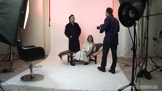 Cindy Behr And Her Friend Each Take A Cock