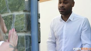 Nympho Dellai Twins Ditch Studying For Interracial DP Orgy GP2647