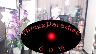 Depraved Aimee remotely gives advice to her not forgetting to rub her clitoris.