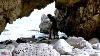 Anal sex by the sea with the beautiful French slut Marie Clarence