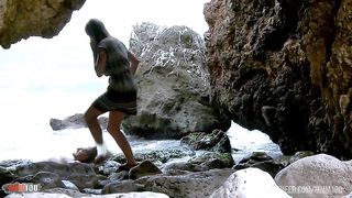 Anal sex by the sea with the beautiful French slut Marie Clarence