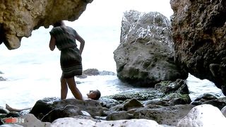 Anal sex by the sea with the beautiful French slut Marie Clarence