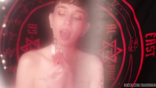 Blasphemic Whore Fucks her Pussy