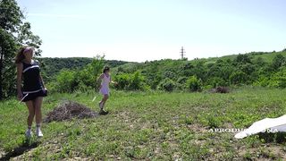 STEPMOM AND HER STEPDAUGHTER IN THE WILD
