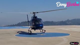 The milf won a helicopter ride but had to fuck the pilot!