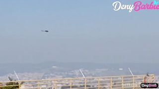 The milf won a helicopter ride but had to fuck the pilot!