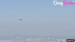 The milf won a helicopter ride but had to fuck the pilot!