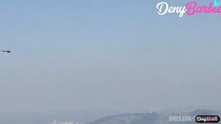 Milf sucked the helicopter pilot and received a lot of dick!