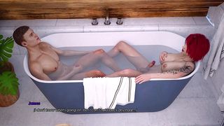 LUST ACADEMY 10 – AUDREY & JAMES’ HOT TUB PASSION (SHEMALE VERSION) - 3D ADULT VISUAL NOVEL