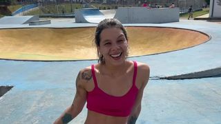 A GOSTOSA FOI TREINAR E DEPOIS FOI PRA CASA GANHAR PORRA NO CUZINHO