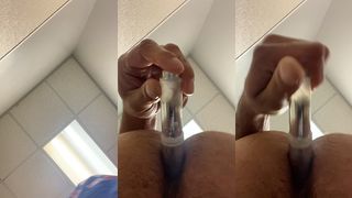 PLAYING WITH MYSELF IN BATHROOM