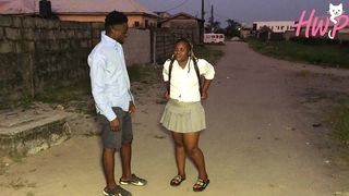 DON T GO FOR LESSON, FOLLOW ME AND I WILL GIVE YOU BIG DICK. THE STREET BOY CONVINCED EFFION