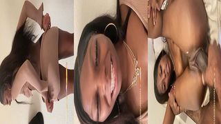 SEXY SLIM EBONY PARTICIPATES IN CREAMPIE QUEEF BEEFY BBC BOOTY ACTION!
