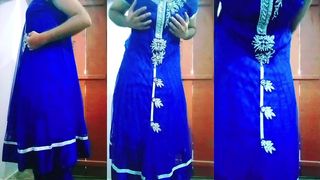 INDIAN GAY CROSSDRESSER GAURISISSY XXX SEX IN BLUE LEHANGA